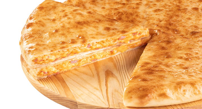 Пирог с ветчиной из индейки и сыром